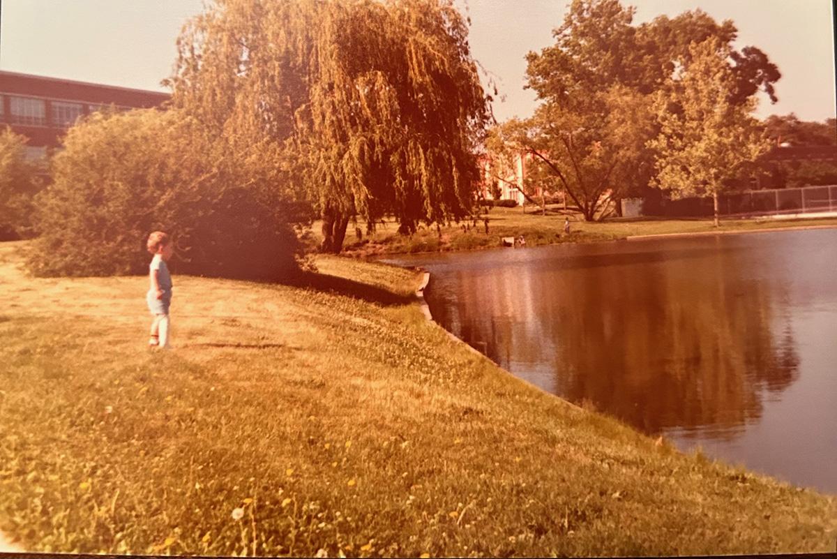 Ted Place, photographed at Colden Pond as a child in 1979, became familiar with Northwest at an early age. (Place family photo)